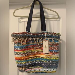 Raj Anthropologie NWT Boho Tote Bag